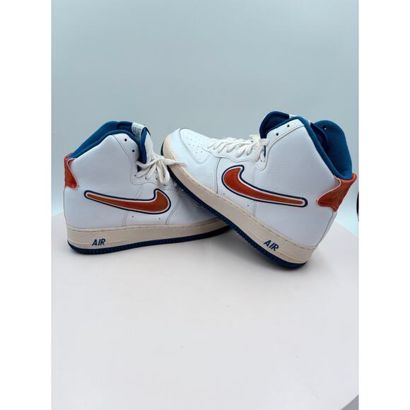 Nike Air Force 1 NBA White Team Orange Men\'s Sneakers main image 9